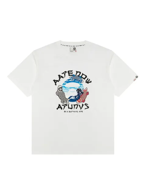AAPE BY *A BATHING APE® T-Shirt mit Logo-Print