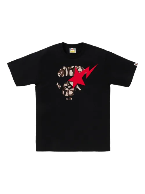 T-shirt Camo Face Star - A BATHING APE® - Modalova