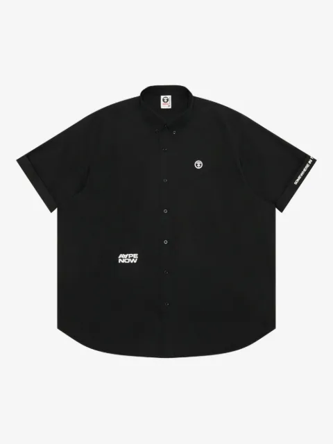 AAPE BY *A BATHING APE® logo-appliqué shirt