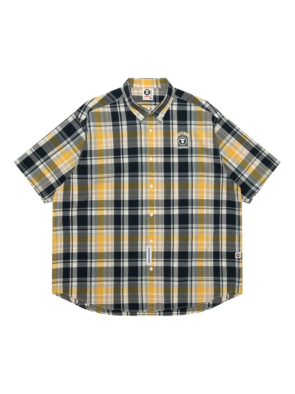 AAPE BY A BATHING APE CHECKED SHIRT