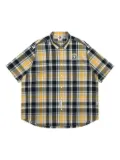 AAPE BY *A BATHING APE® checked shirt - Blue