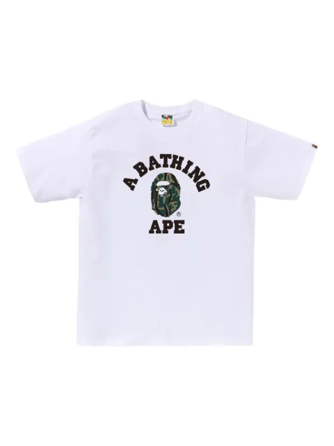 A BATHING APE® Camo College T-shirt