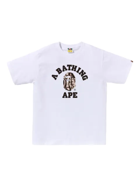 A BATHING APE® Camo College T-shirt