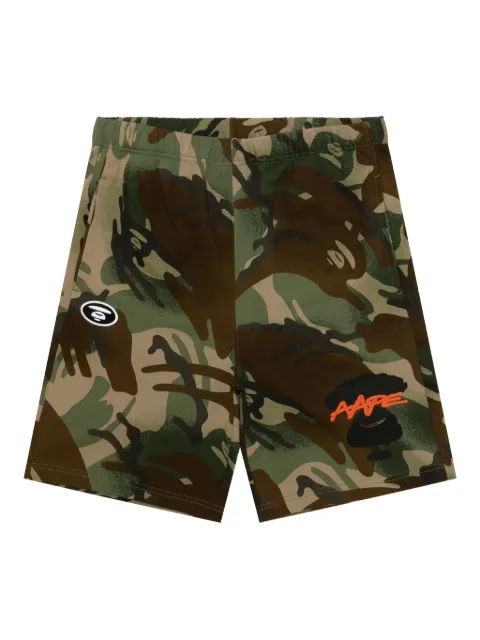 AAPE BY *A BATHING APE® camouflage-print track shorts