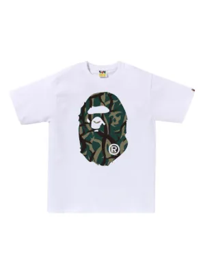 A BATHING APE カモフラージュ 半袖Tシャツ A BATHING APE® カモフラージュ ロゴ Tシャツ | ホワイト | FARFETCH JP