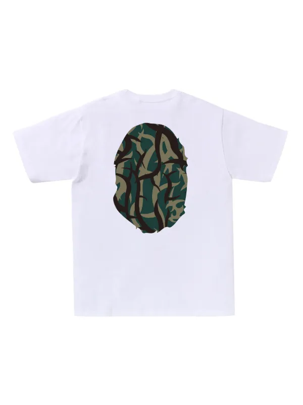 A BATHING APE® Camo Big Head Tシャツ | ホワイト | FARFETCH JP