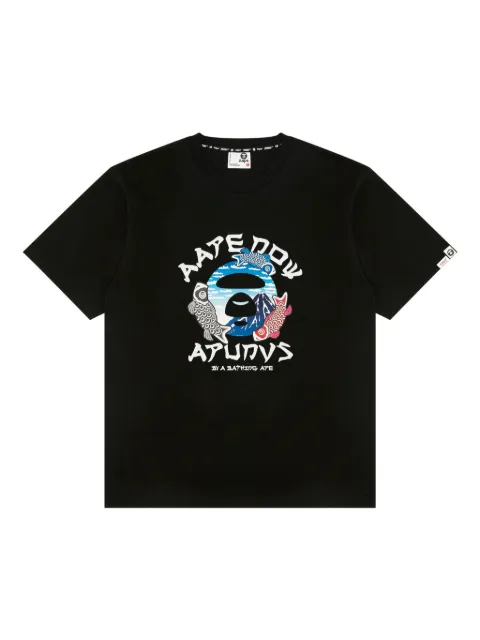 AAPE BY *A BATHING APE® logo-print T-Shirt