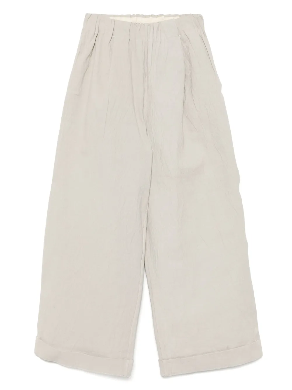 Lauren Manoogian Textured trousers | Neutrals | Image 1