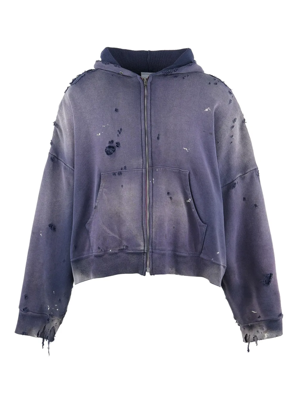 SAINT MXXXXXX Hoodie met rits Blauw