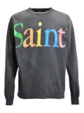 SAINT MXXXXXX logo sweater - Black