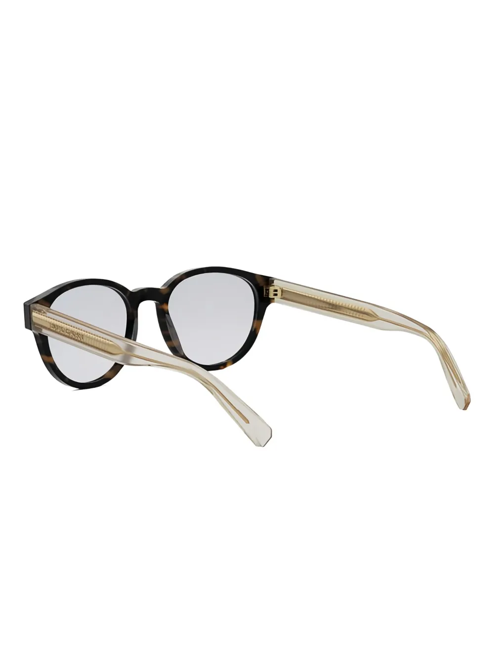  Bvlgari Tortoiseshell Round-frame Glasses - Brown 