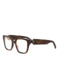 Bvlgari square-frame glasses - Brown