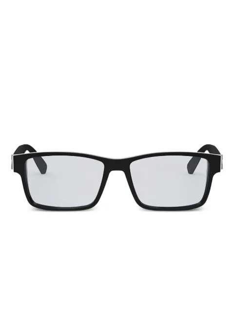 Bvlgari lentes con armazón rectangular