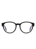 Bvlgari round-frame glasses - Black
