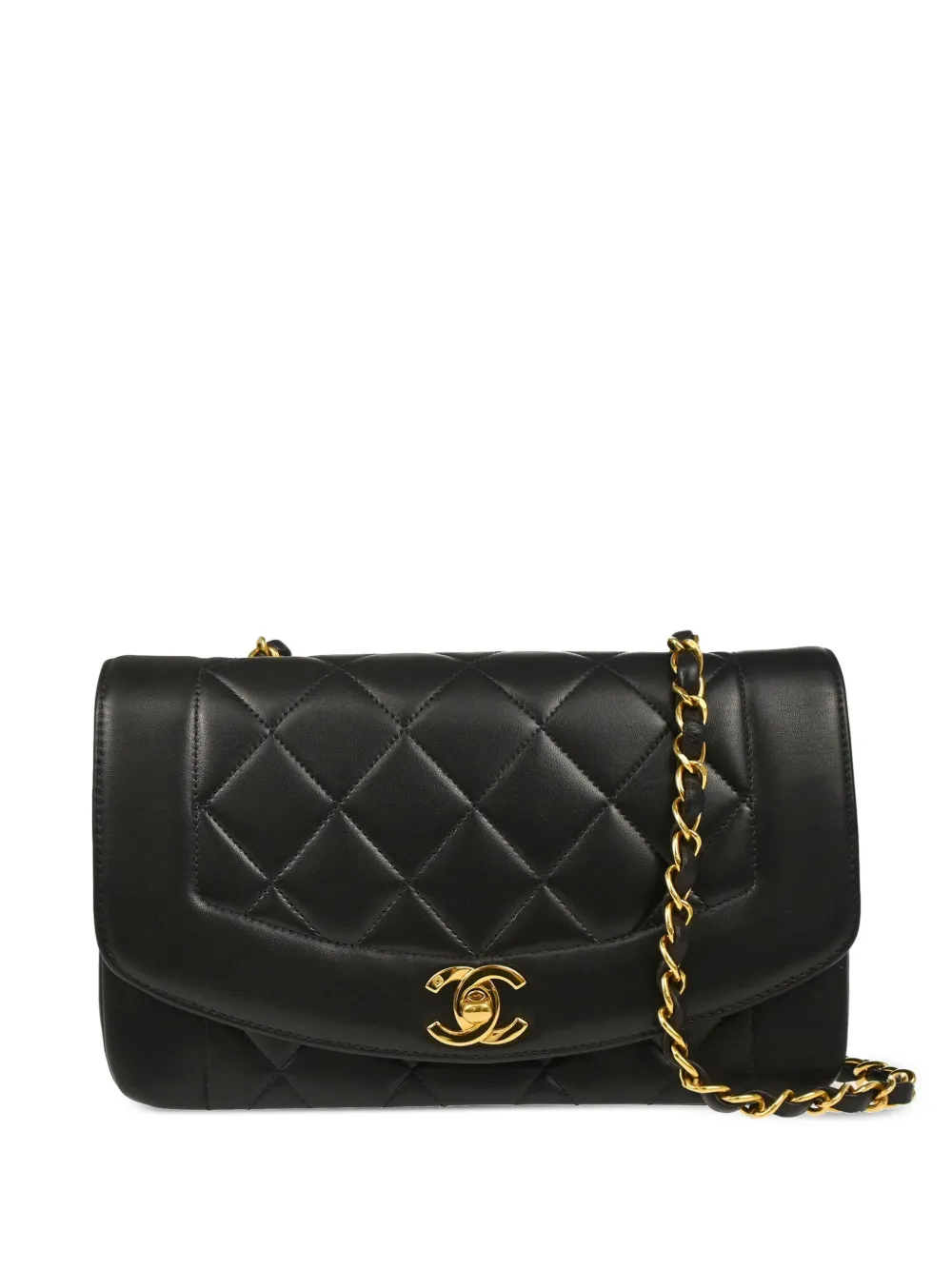 CHANEL Pre-Owned Borsa a spalla Diana piccola 1995 - Nero