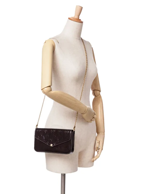 Louis Vuitton Pre-Owned 2016 モノグラム ヴェルニ ポシェット  