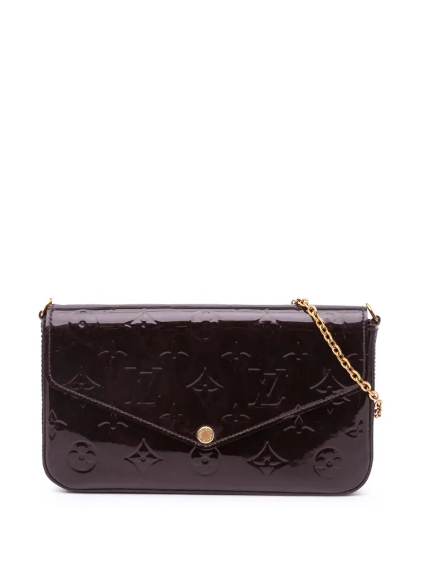 Louis Vuitton Pre-Owned 2016 モノグラム ヴェルニ ポシェット  