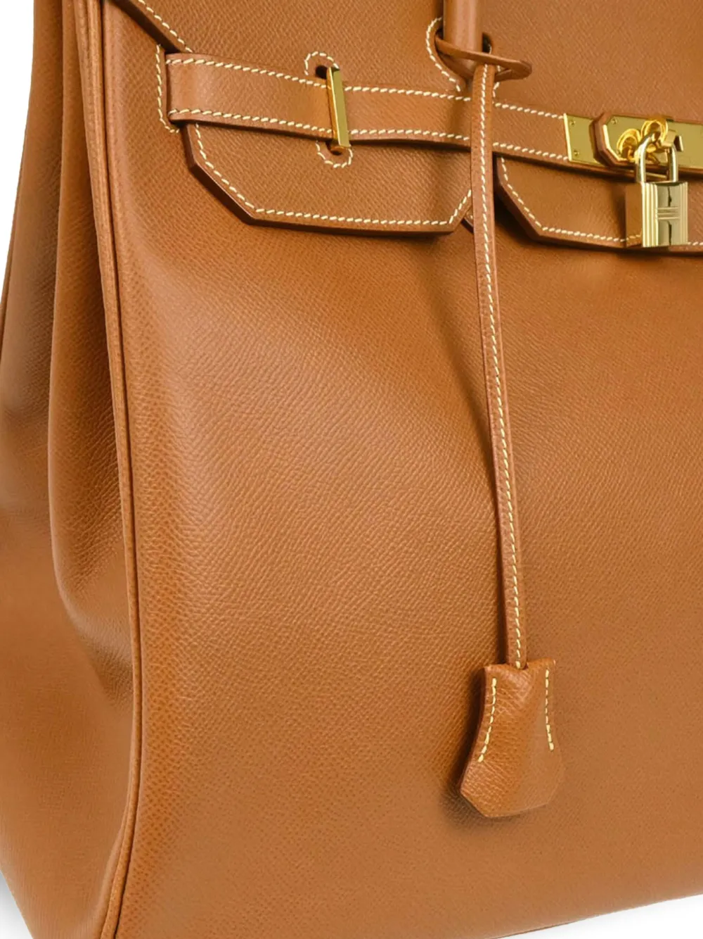 Pre-owned Hermes 2001 Birkin 40 Handbag In Brown