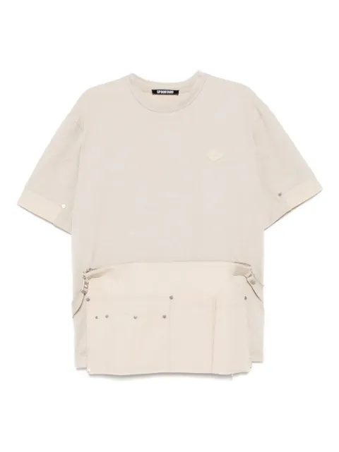Spoonyard detachable layered T-shirt