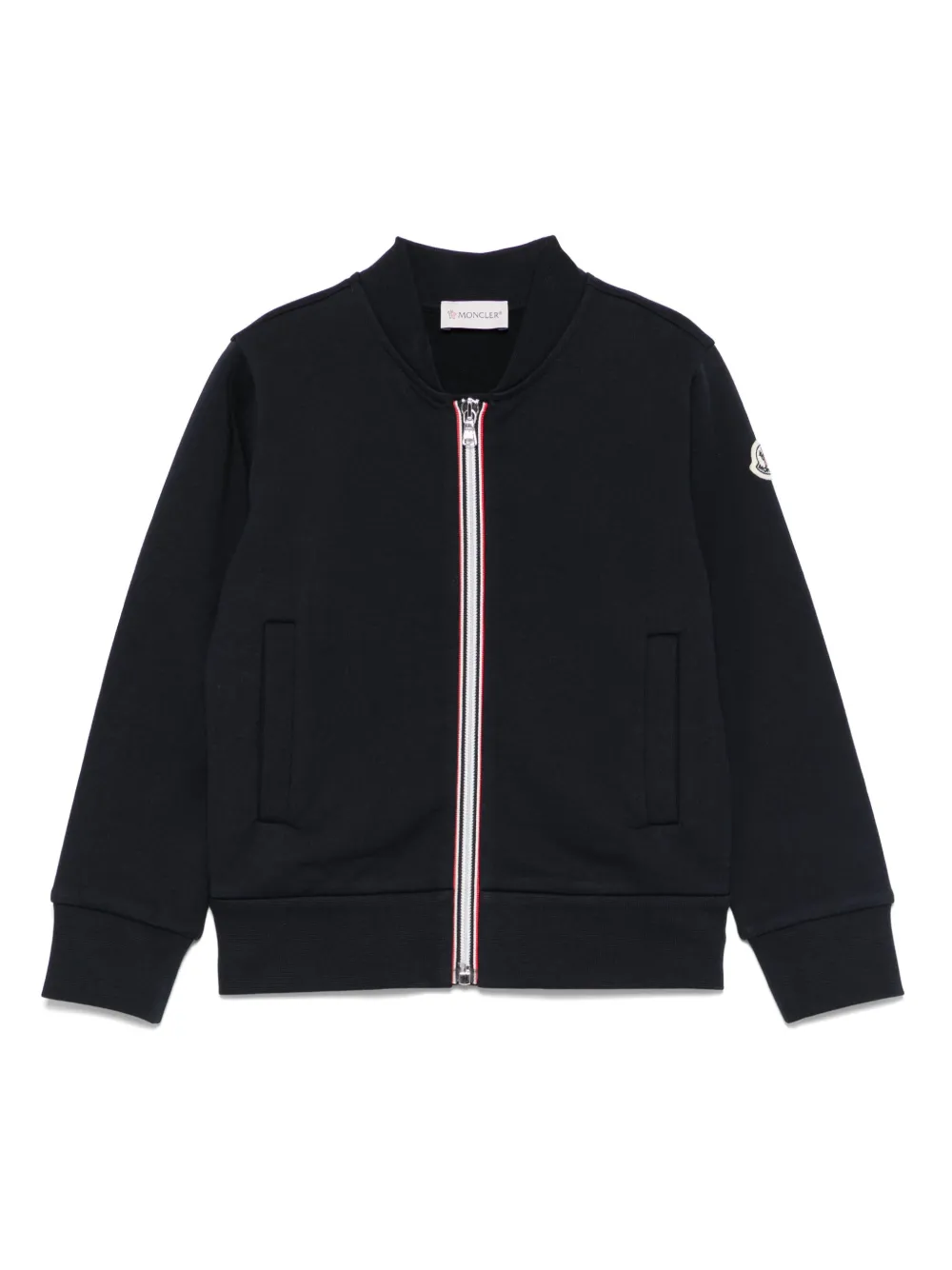 Moncler Enfant Moletom com patch de logo | Azul | Image 1