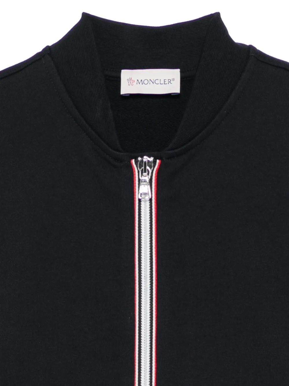 Moncler Enfant Sweater met logopatch Blauw