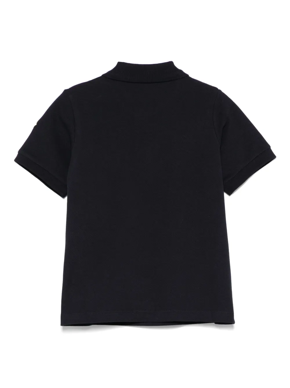 Moncler Enfant Poloshirt met logopatch Blauw