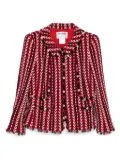 CHANEL Pre-Owned 2004 button-up jacket - Red