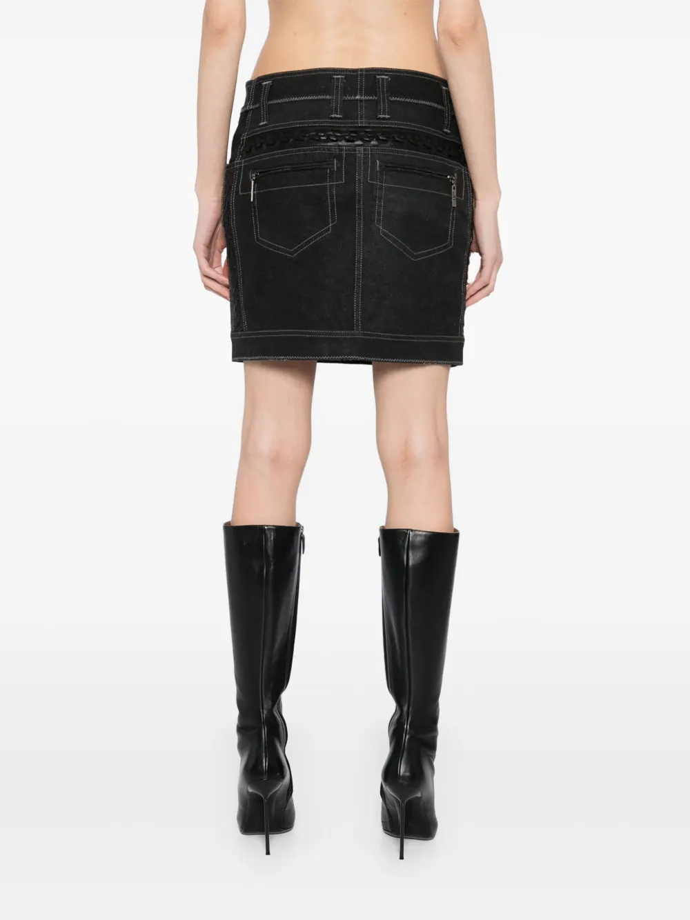 Christian Dior Pre-Owned Gonna denim 2006 | Pre-owned | Image 4