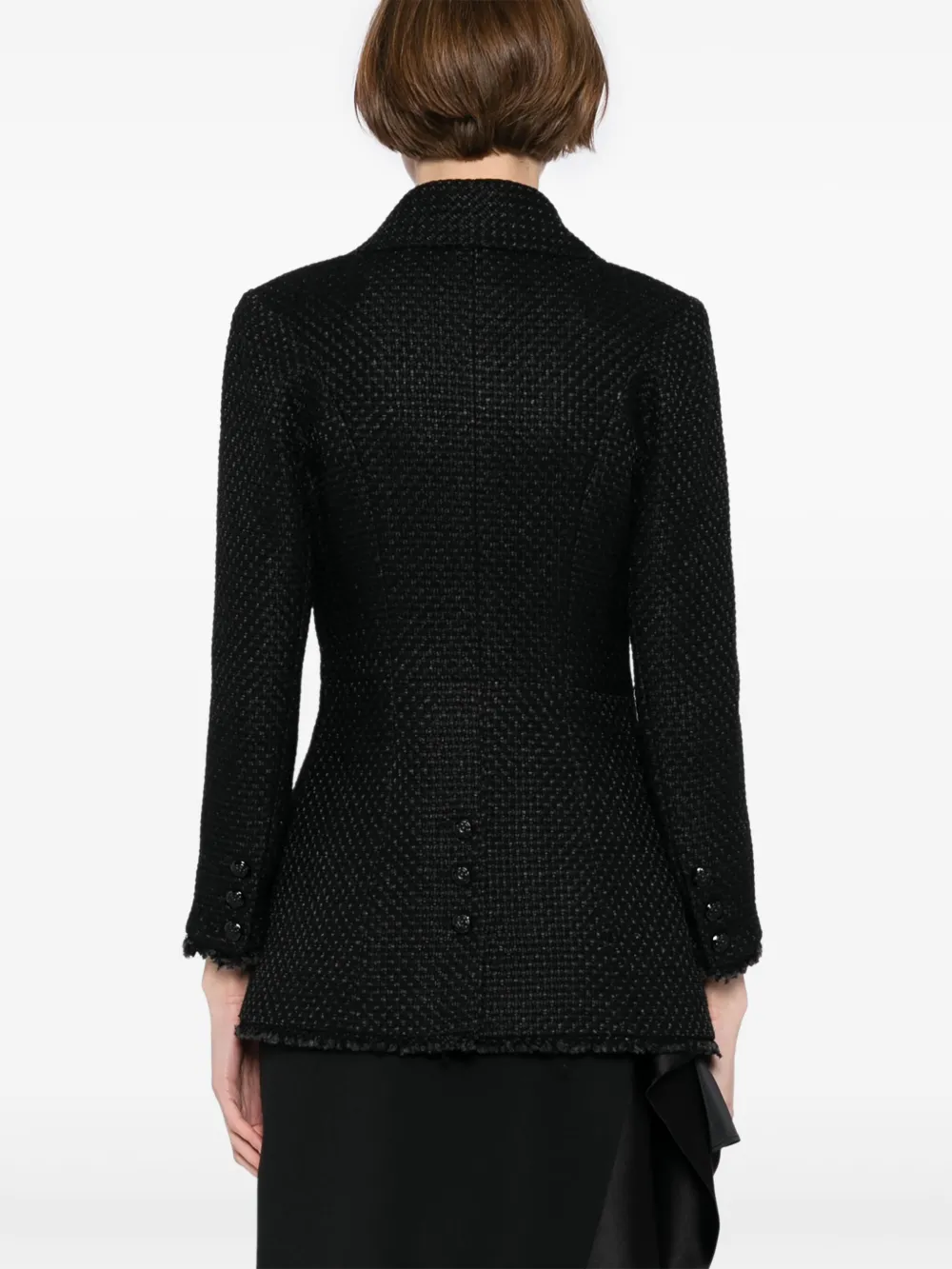 Pre-owned Chanel 2009 Double-breasted Jacket In Black