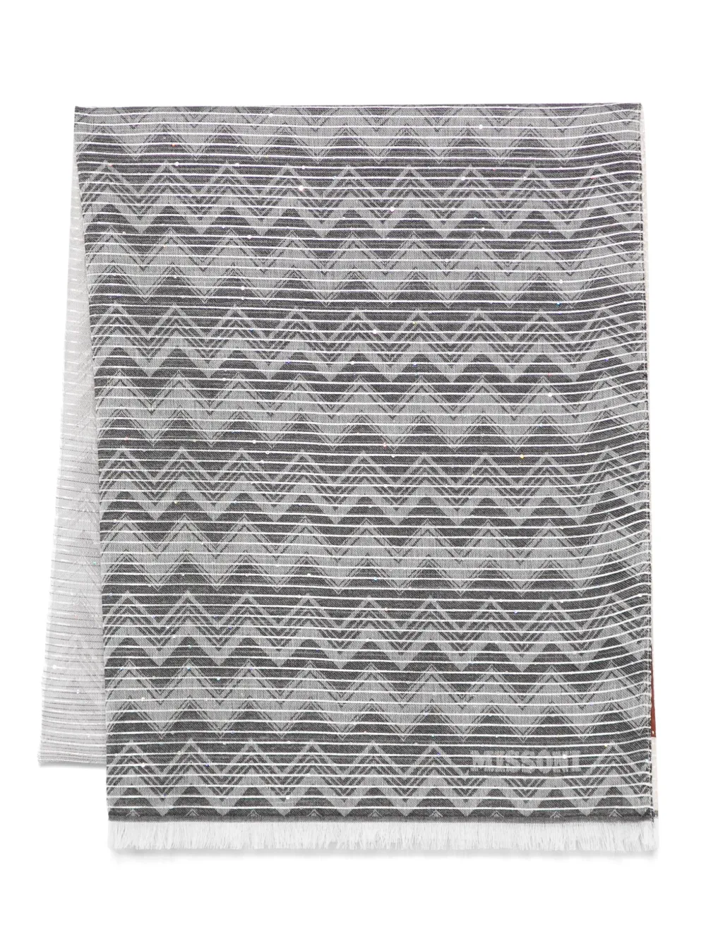 zigzag-woven scarf