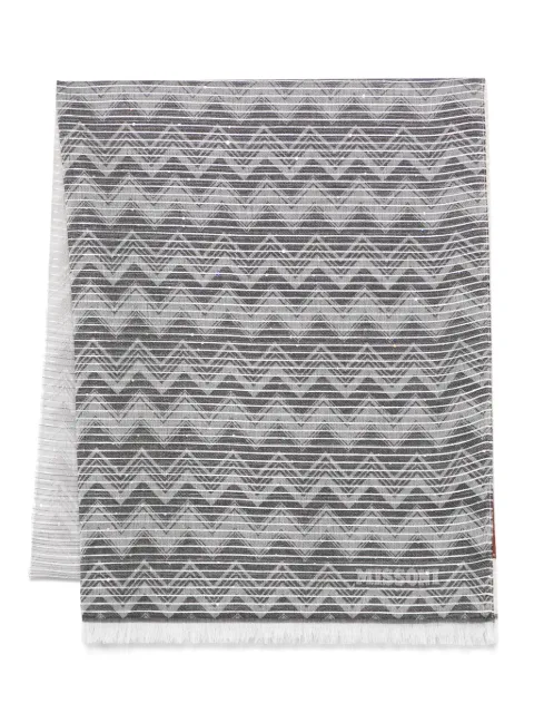 Missoni zigzag-woven scarf