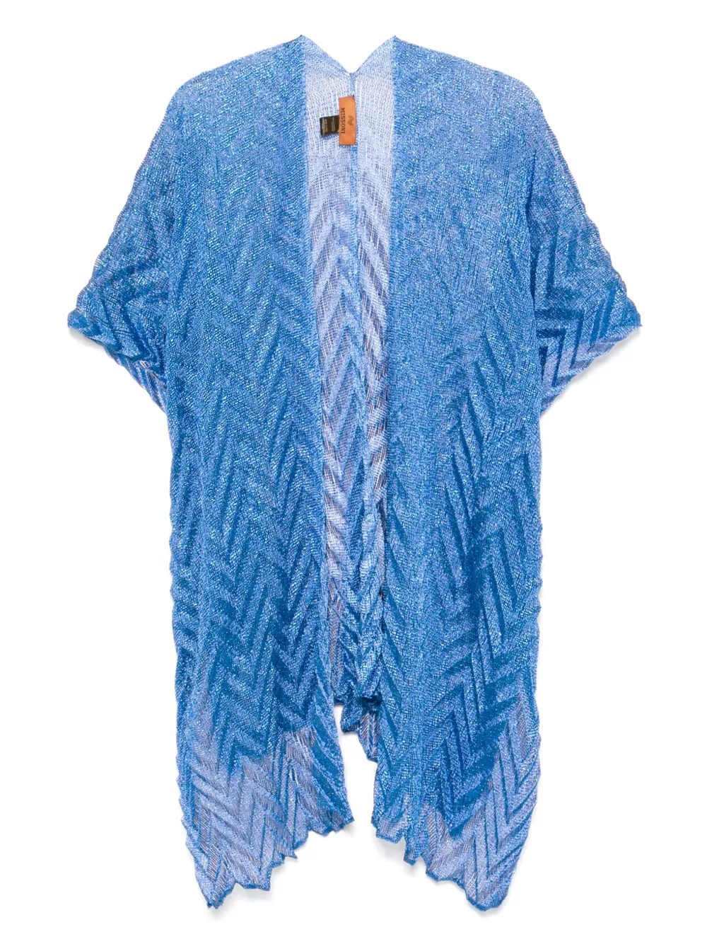 zigzag-woven cape