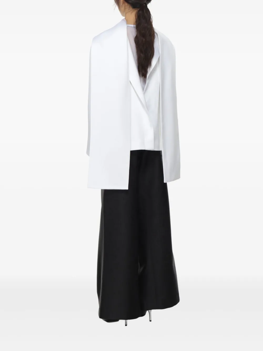 CARVEN SILK BLOUSE