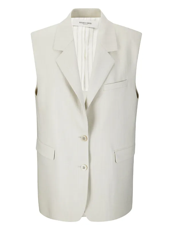 Golden Goose Nicole Vest in Neutrals