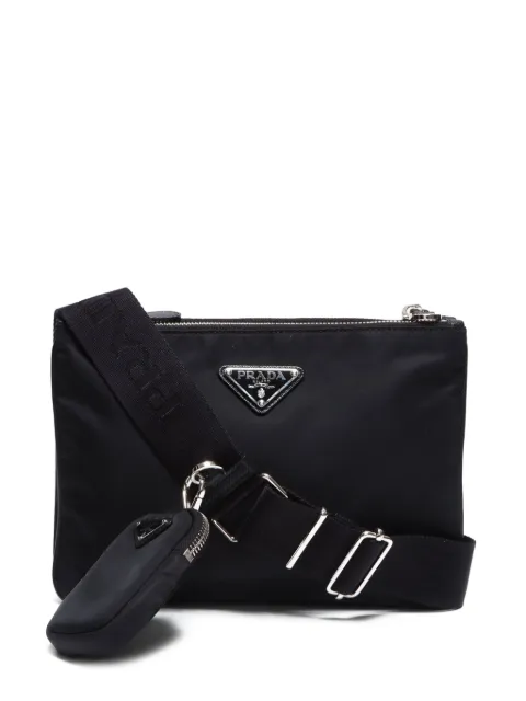 Prada Pre-Owned 2010-2025 traingle-logo shoulder bag