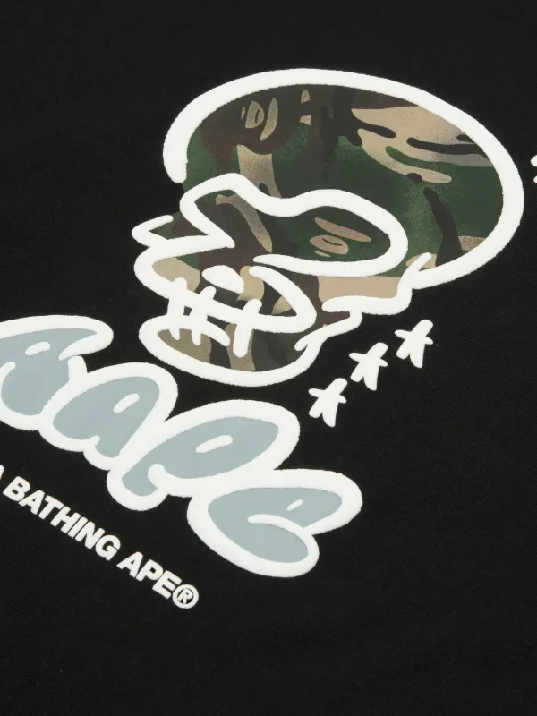 AAPE BY *A BATHING APE® ロゴ Tシャツ | ブラック | FARFETCH JP