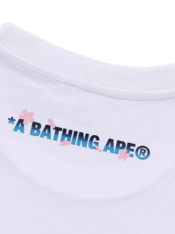 A BATHING APE® Sakura T-shirt | White | FARFETCH