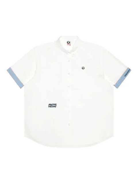 AAPE BY *A BATHING APE® logo-appliqué shirt