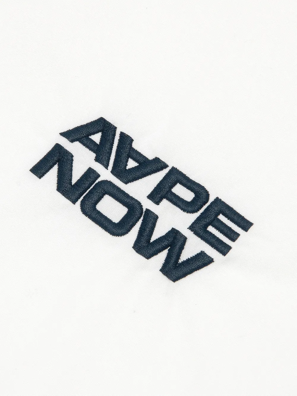 AAPE BY *A BATHING APE Overhemd met logopatch Wit