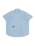 AAPE BY *A BATHING APE® striped shirt - Blue