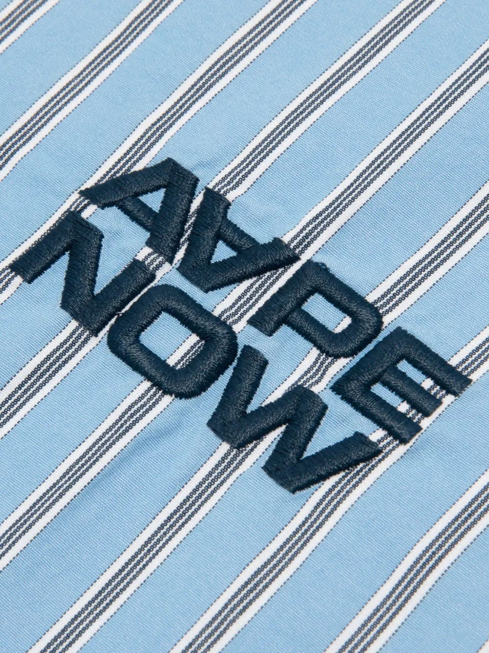 AAPE BY *A BATHING APE Gestreept overhemd Blauw