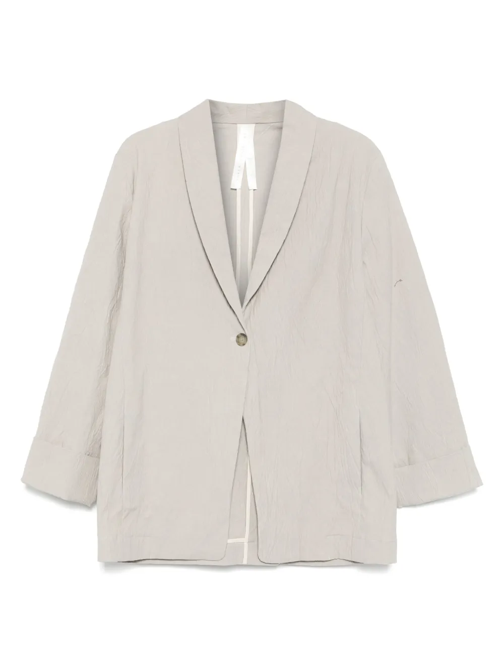 Shop Lauren Manoogian Textured Blazer In Neutrals