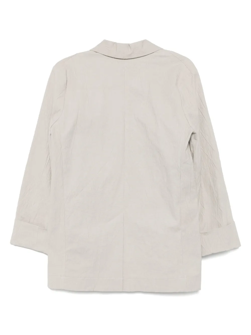 Shop Lauren Manoogian Textured Blazer In Neutrals
