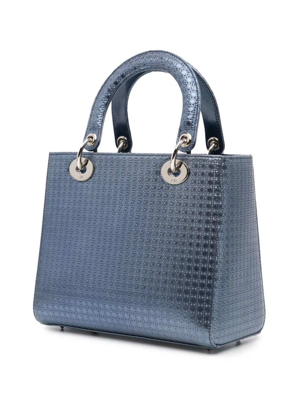 Christian Dior Pre-Owned 2015 Medium Patent Microcannage Lady Dior satchel | Pre-Owned | Image 2