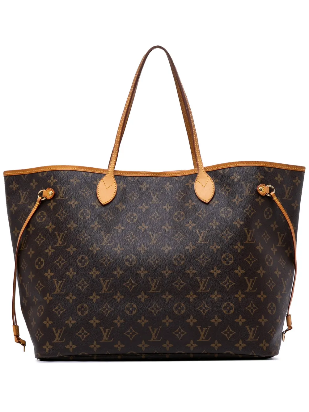 Louis Vuitton Pre-Owned 2012 モノグラム ネヴァーフル MM トートバッグ - ブラウン Louis Vuitton Pre-Owned 2012 モノグラム ネヴァーフル MM トートバッグ - ブラウン