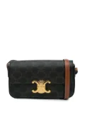 Céline Pre-Owned 2021 Triomphe Coated Canvas Claude shoulder bag - Brown