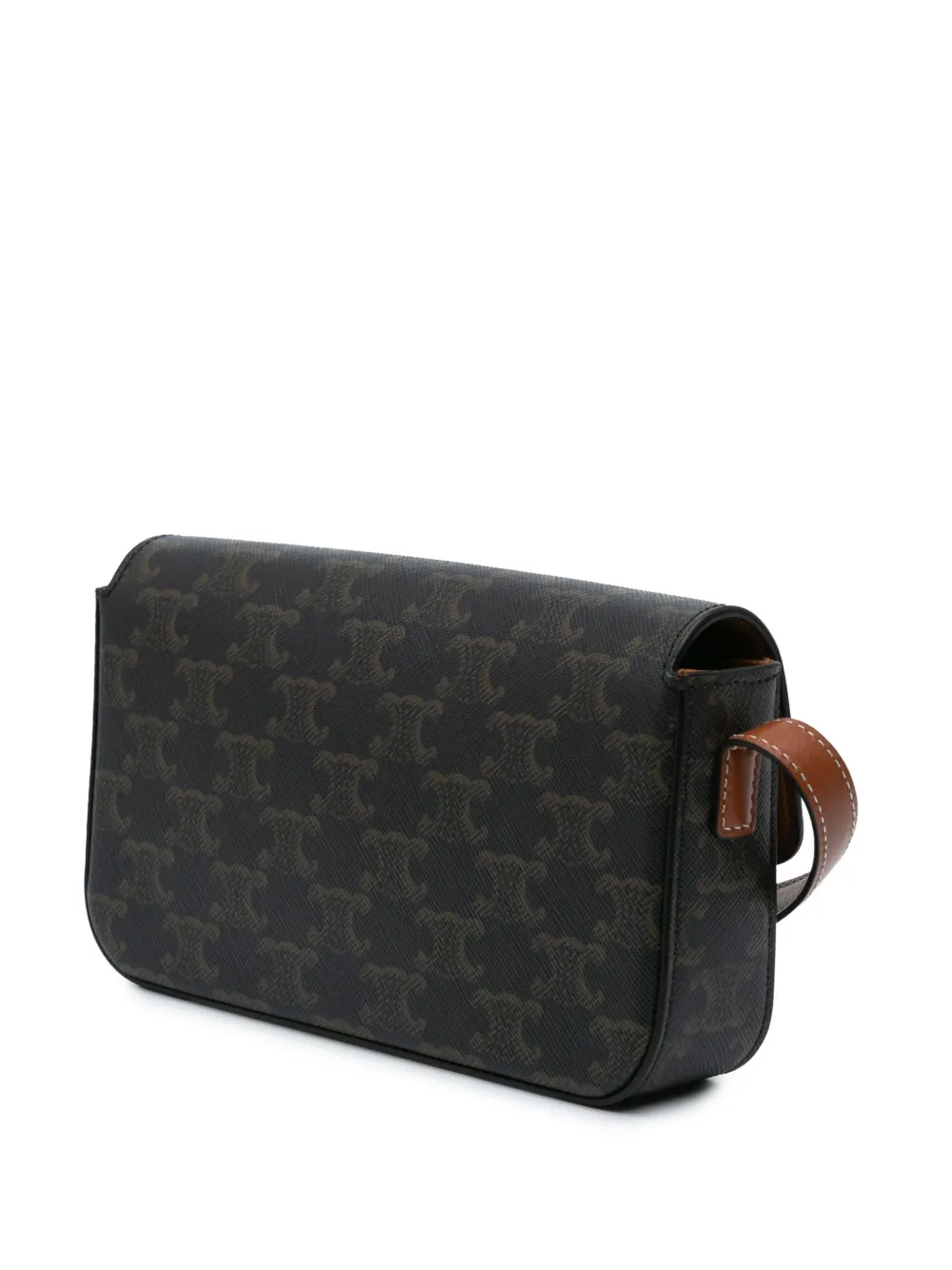 Céline Pre-Owned 2021 Triomphe Coated Canvas Claude shoulder bag | Bags | Image 2