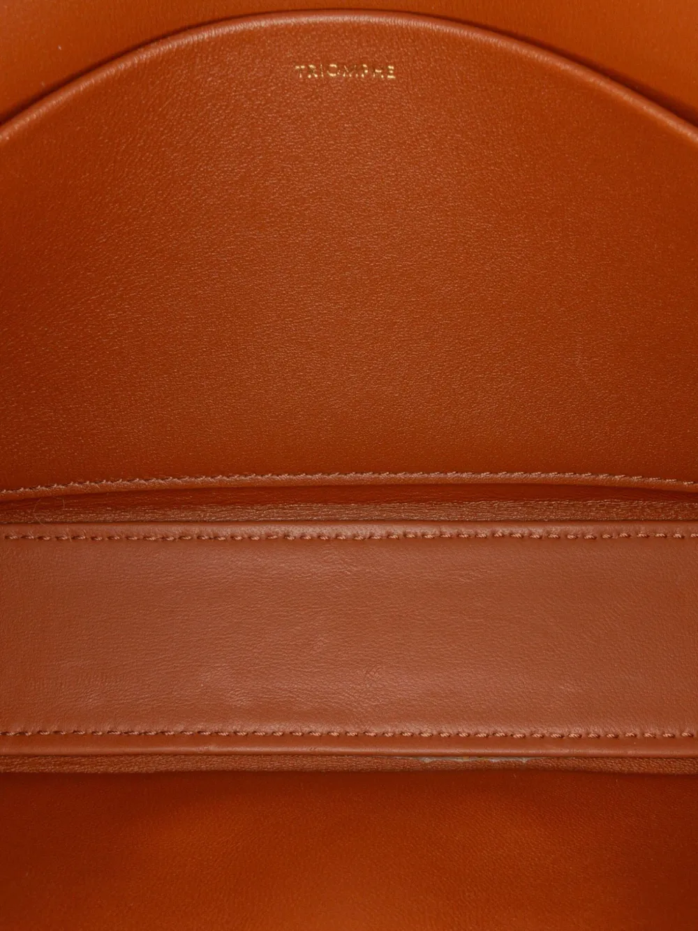 Pre-owned Celine 2021 Triomphe Coated Canvas Claude Shoulder Bag In Brown