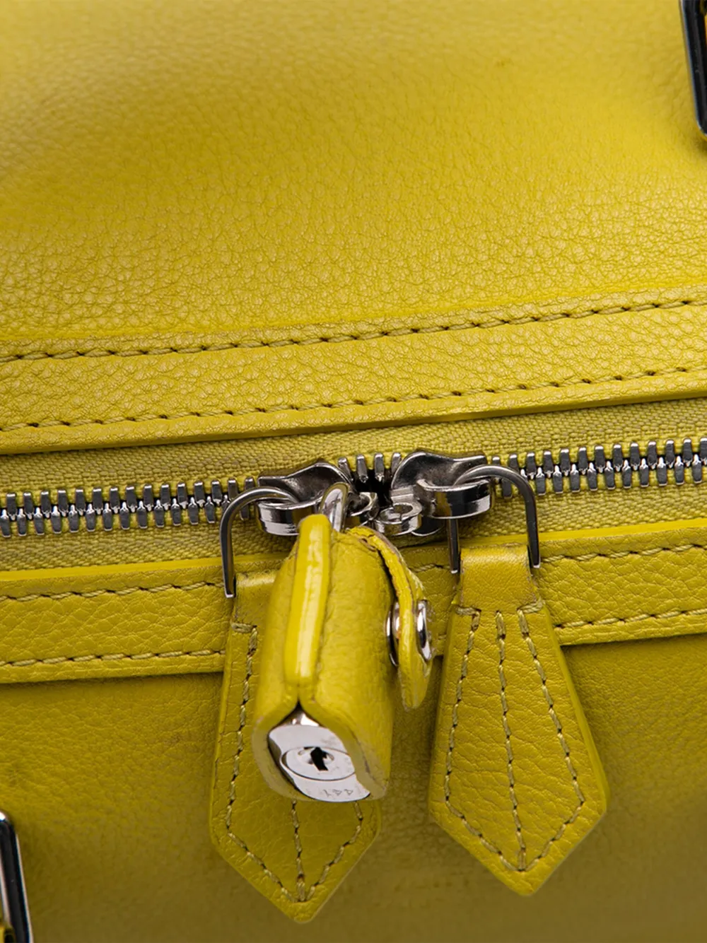 Pre-owned Louis Vuitton 2013 Sofia Coppola Sc Pm Satchel In Yellow
