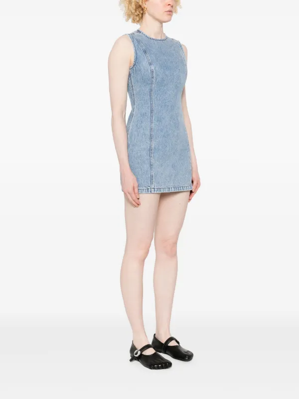 blue a line mini dress Kalissa A-Line Mini Dress in Blue Floral – Elliatt